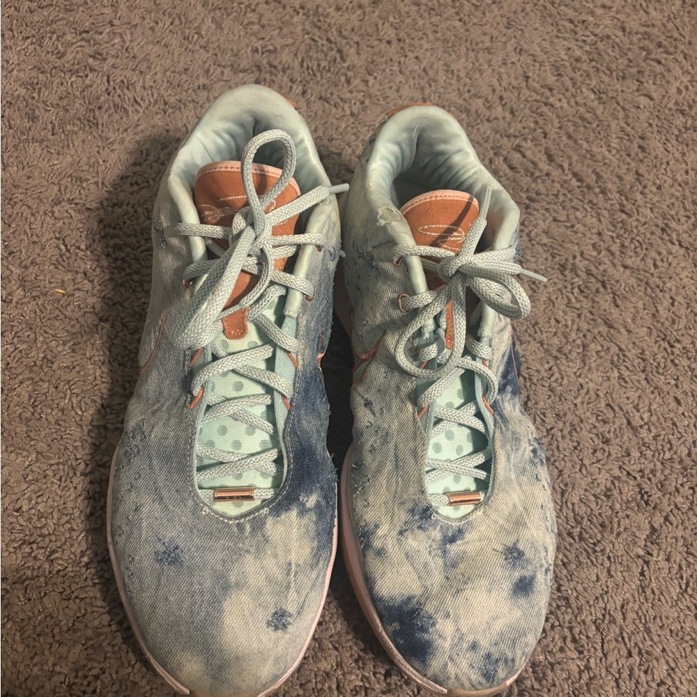 Tie-Dye Sneakers with Laces